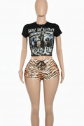 graphic-tee twopiece